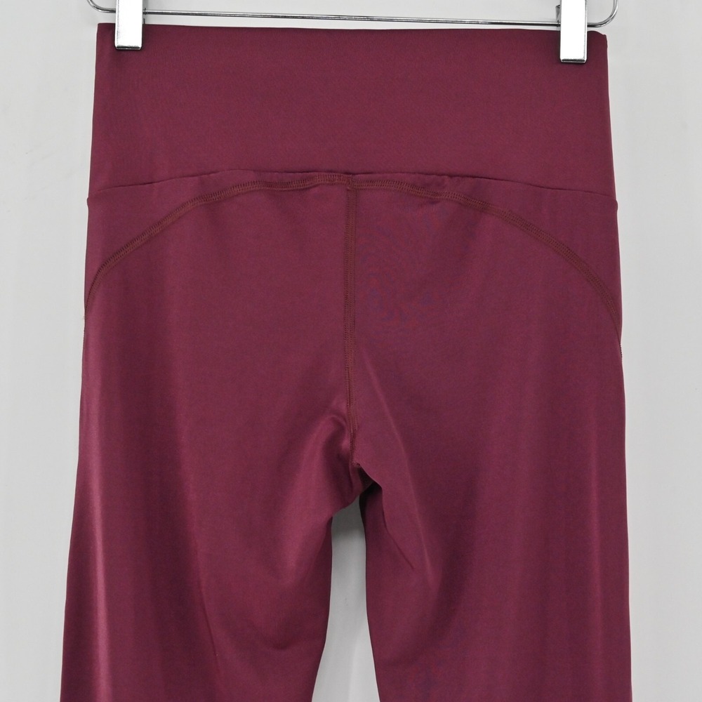 Maaji Vienna Balcony Dazeful Leggings Womens Size M Burgundy Activewear Yoga Gym - Picture 11 of 12